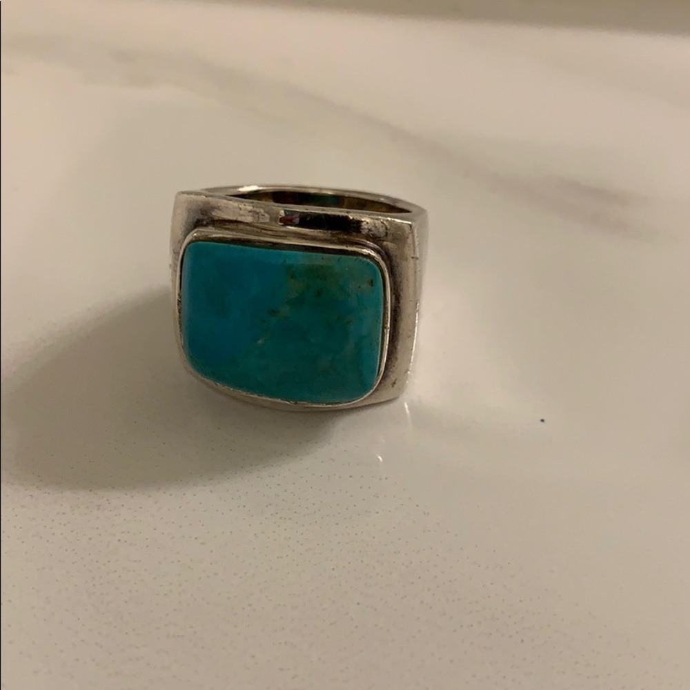 Sterling silver turquoise ring